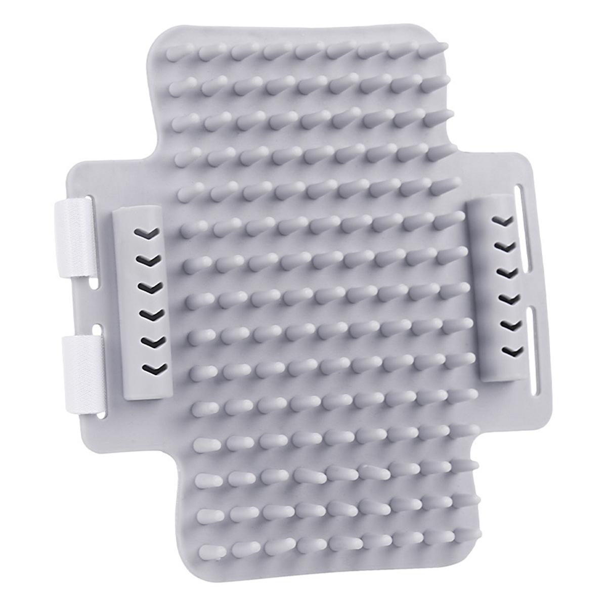 

Brosse Autonettoyante Pour Chat-Brosse Autonettoyante En Silicone Flexible Et RéGlable Pour Animaux De Compagnie, Brosse De Nett серый