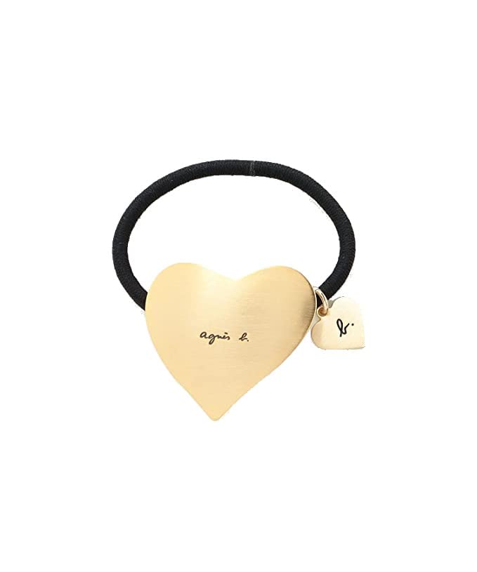 

Heart Motif Hair Tie WEB Limited F Gold [Agnès B] HA03-08 Women s золотий