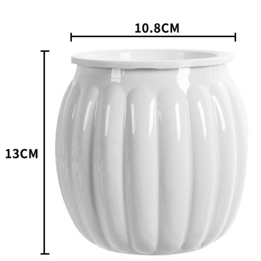 

Пластиковый гидропонный горшок для растений с самополивом, мини-плантер для суккулентов, креативная настольная ваза белый