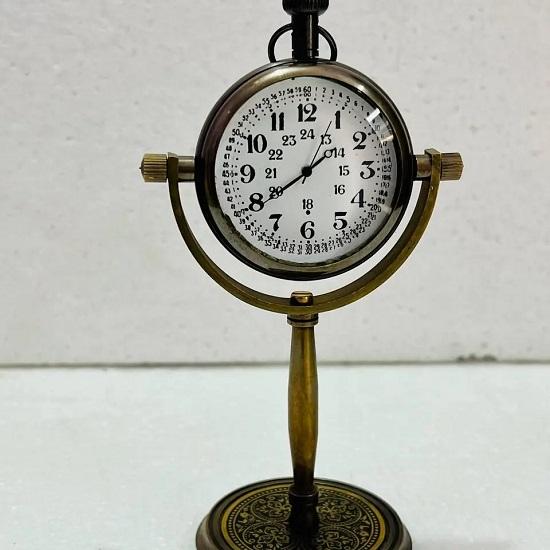 

Настольные часы из латуни Стиль Настольные часы Коллекционный Подарок для Мужчин Женщин