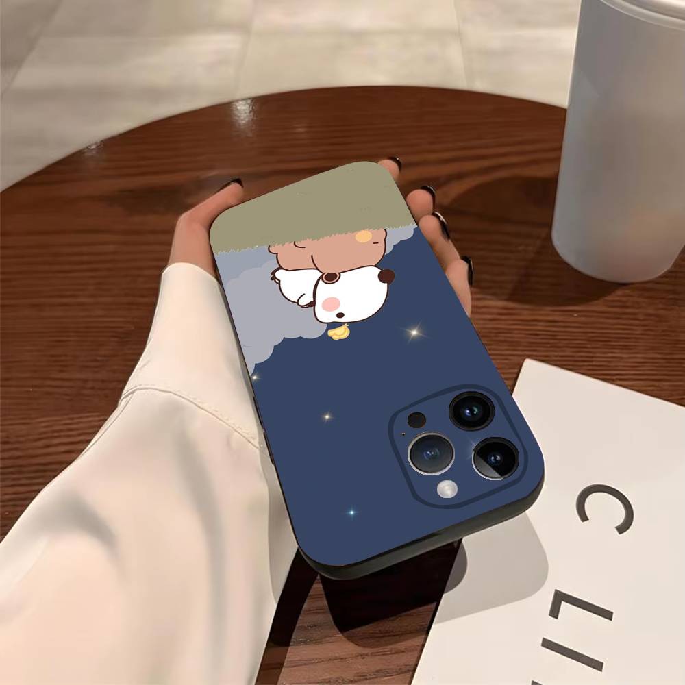 D-DUDU B-BUBU Phone Case For iPhone 17,16,15,14,13,12,11,Pro,X,Xs,MAX,Plus TPU Soft To Skin-friendly Cover