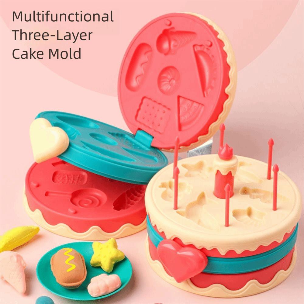 Table Snack Kids Pretend Cooking Toy with Storage Case Afternoon Tea Toy Set  Pretend Play