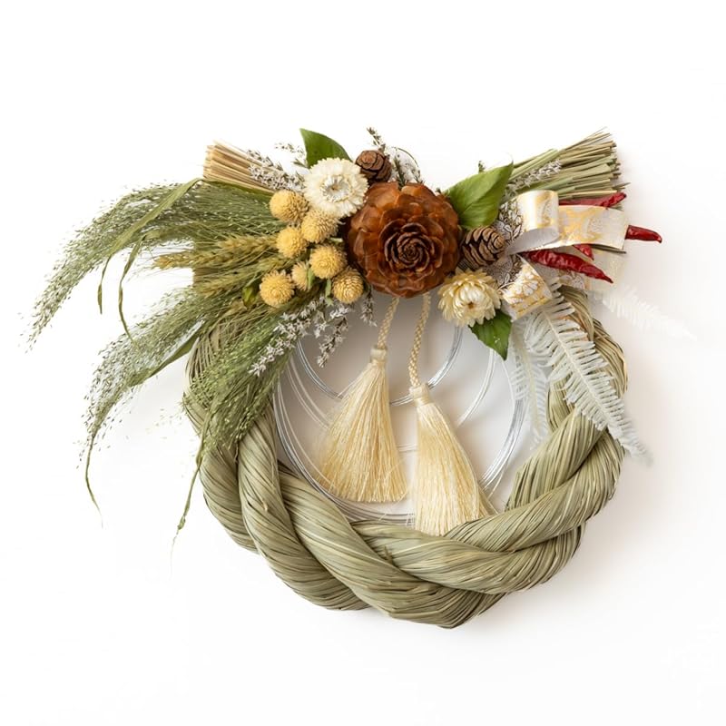 

Hideshime, Made in Japan, New Year s Decoration, Shimenawa, Shimekazari, Entryway Decoration, Stylish, Modern, Made in Japan, Handmade with Japanese