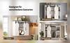Armario de Pared para Cocina con 2 Puertas Correderas y Estantes Ajustables, Armario de Pared de Almacenamiento para Sala de Estar, Baño y Lavadero, 80 × 31 × 76 cm