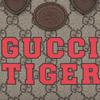 Gucci Monogram Logo Print Tote Bag Men Tote Bags Brown 671623-US7EC-9396