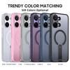 KEYSION Dutý kryt pro odvod tepla s MagSafe pro Xiaomi POCO X8 Pro Max Magnetické chlazení Skrytý stojánek Nárazuvzdorný kryt telefonu