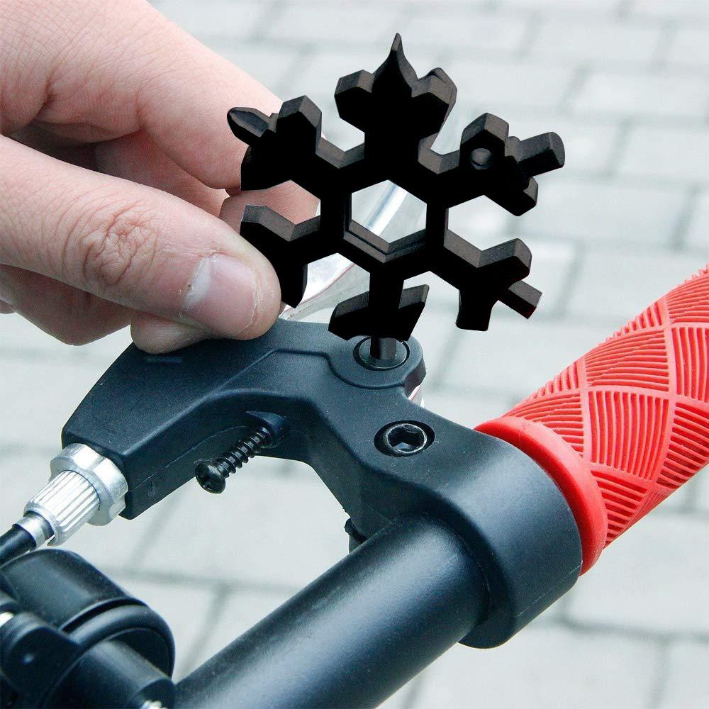 19-in-1 Multi-tool Wrenches Combination Compact Outdoor Portable Snowflake Tool