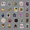 50 Cartoon European and American Retro Doodle Creative Tablet Suitcase Car Suitcase Decoration Stickers