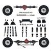 RC Car Metal Upgrade Kit All-Terrain Rear Axle Fixing Component Simple To