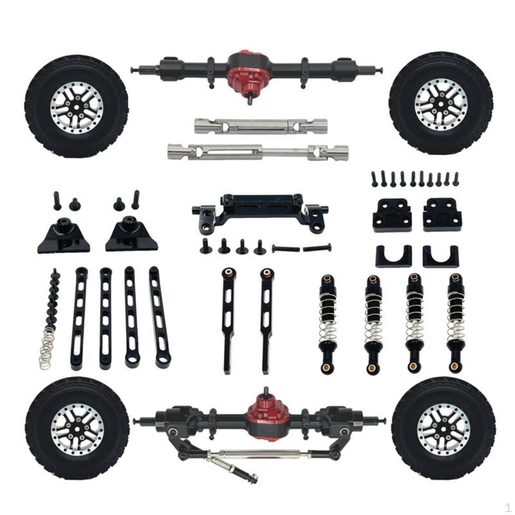 RC Car Metal Upgrade Kit All-Terrain Rear Axle Fixing Component Simple To