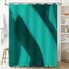 Luxury Green Shower Curtain with Modern Pattern for Bathroom Decor 3D Printing Waterproof Fabric Perfect Gift Idea