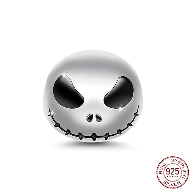 925 Sterling Silver Halloween Cartoon Pumpkin Ghost Cute Cat Beads Fit Original Fashion Bracelet Charm Women Diy Jewelry Gift