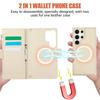 Abnehmbare Brieftasche mit Kartenhalter, Handyhülle für Samsung Galaxy S25, S24 Ultra, S23, S21 FE, S22 Plus, A55, A15, Crossbody-Handgelenkschlaufe