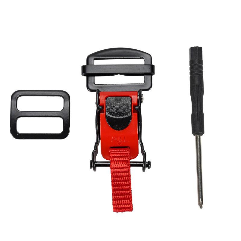 Motorcycle Helmet Quick Release Double D Buckle System