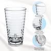 Plastic Tumblers Cups, [UNBREAKABLE Acrylic] Plastic Water Tumbler Drinking Glasses, 13-Ounce Set of 4, Shatter-Proof, Dishwasher Safe, BPA Free,