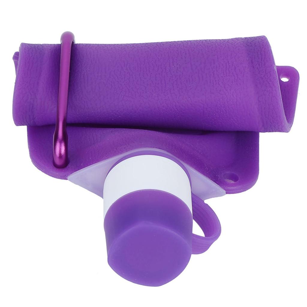 500ml Tragbare Faltbare Wasserflaschen Zusammenfaltbarer Silikon-Wasserbeutel für Outdoor-Reisen Camping