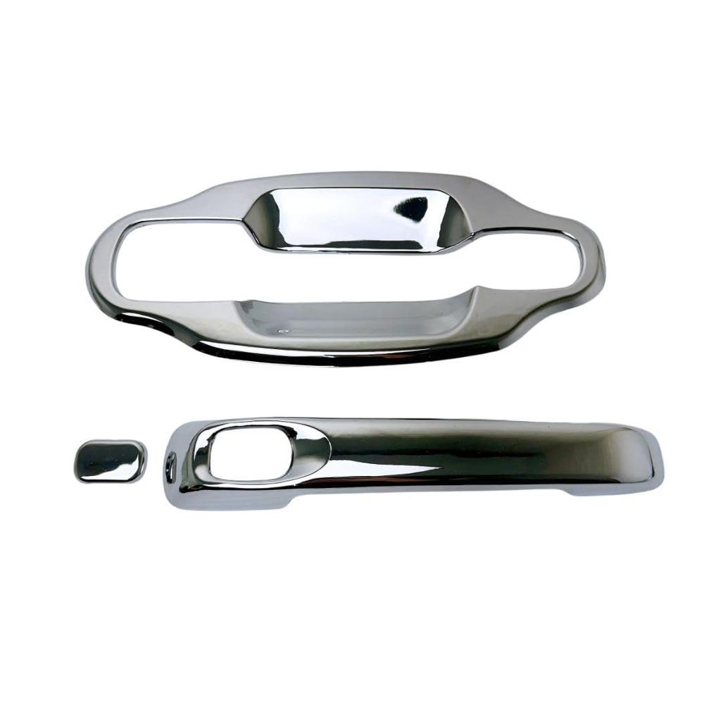 Mitsubishi Fuso New Super Great Chrome Door Handle Protector Garnish Set Custom Door Handle Covers for Trucks 07/17 (5-Piece Set) - Heavy-Duty