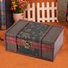 Caja de Almacenamiento de Madera Vintage Tamaño Pequeño Caja Organizadora para Libros y Joyas