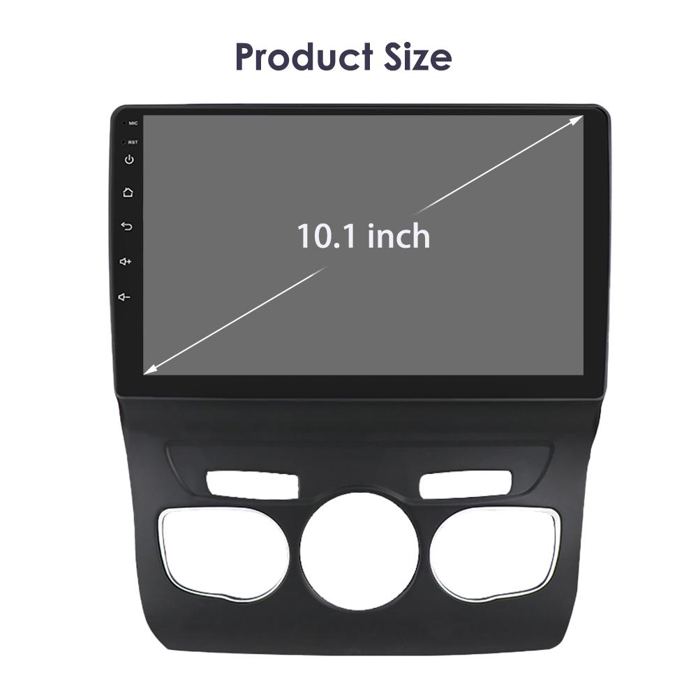 Hizpo 8G 128G 2Din Android 12 Car Radio for Citroen C4 2 B7 2013 2014 2015 2016 Multimedia Video Player Stereo RDS Nav GPS Bluetooth  RDS DSP DVR Cam