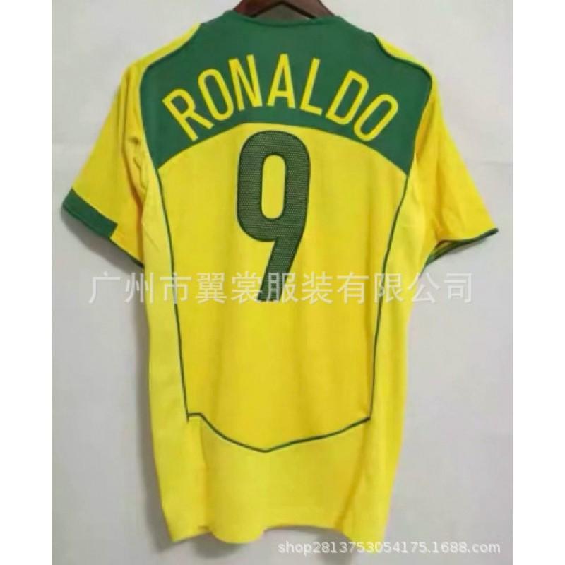 2004. gada Brazīlijas retro futbola krekls