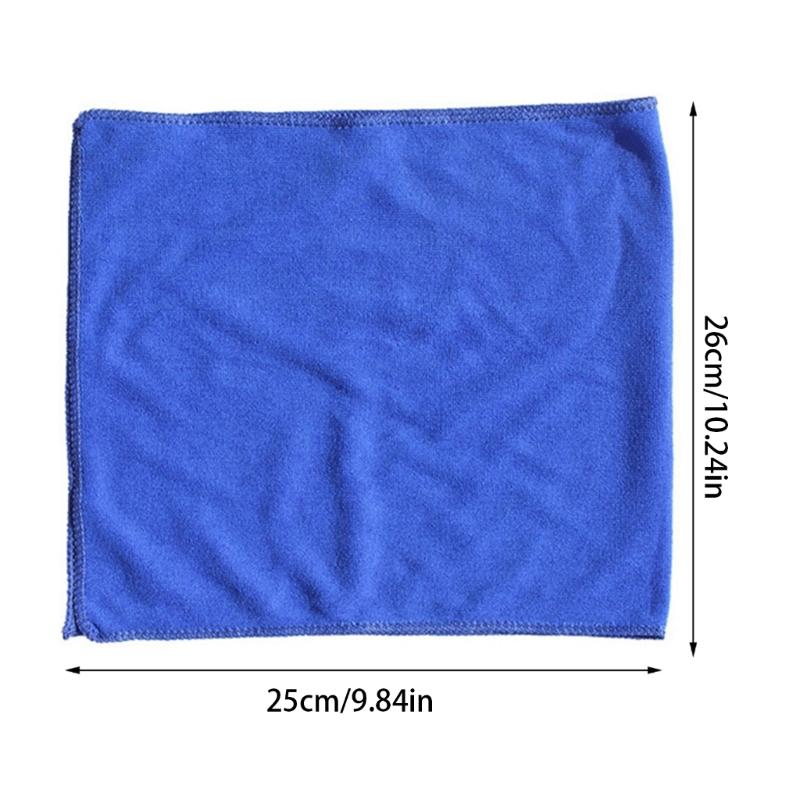 Mikrofasertücher, Blau (12 Zoll x 12 Zoll) (Packung mit 20) ,Sicher für die Autowäsche, die Haushaltsreinigung, das Staubtuch