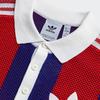 Adidas Originals Blockcore Breathable Sports Color-Block Logo Short Sleeve Polo Shirt Unisex Polo Shirts Red JL5987