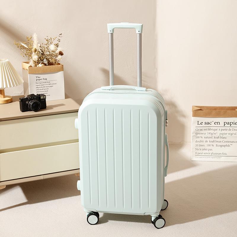 20-Inch Multifunctional Carry-On Suitcase with Logo Option - Fresh Design for Women, Students, and Men with 24-Inch Version and Combination Lock.