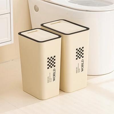 High Beauty Haushaltstoilette Große Kapazität Aufdrücktoilette Spezialmülleimer mit Deckel für Sandwich-Mülleimer