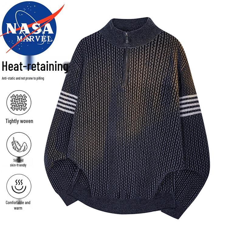 

NASA MARVEL Men s Long-Sleeve Pullover Sweater 4XL
