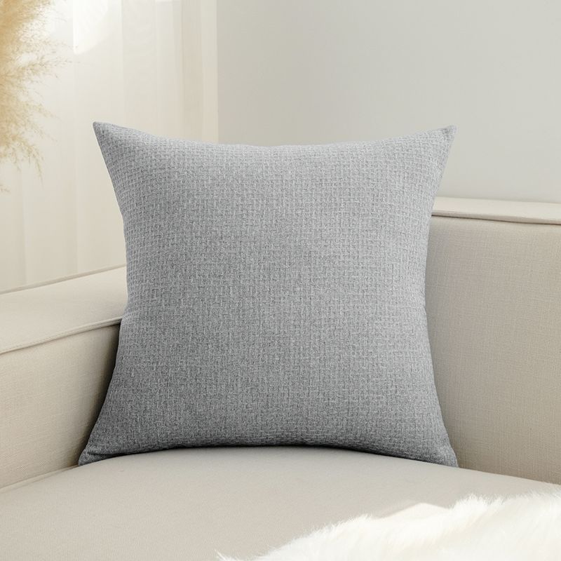 

Home dead wind vine woven cotton and linen pillow cover cushion simple sofa living room big pillow square orange 30x50 (single pillowcase)