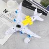 Electric Airplane Toys Model With Moving Flashing Lights And Sounds Kids Toy
