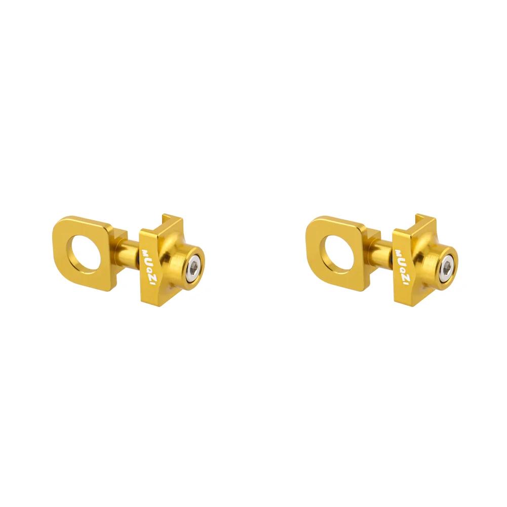 Bicycle Chain Adjuster Aluminum Alloy CNC Chain Tensioner DIY Modification Lightweight Wear-resistant for Single Speed Bicycle