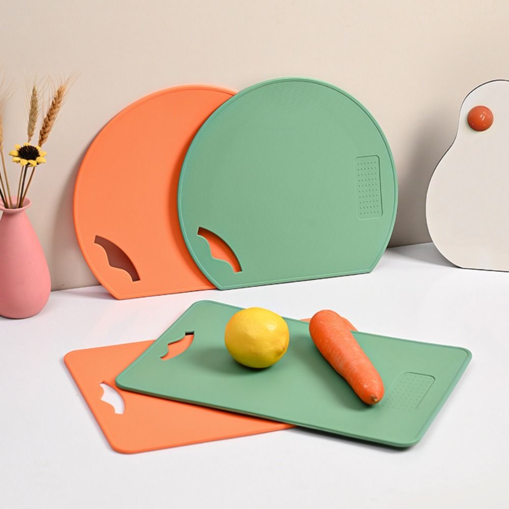Anti-Bacterial TPU Cutting Board Flexible Non-Slip Cutting Mat Kitchen Chopping Block Kitchen Use