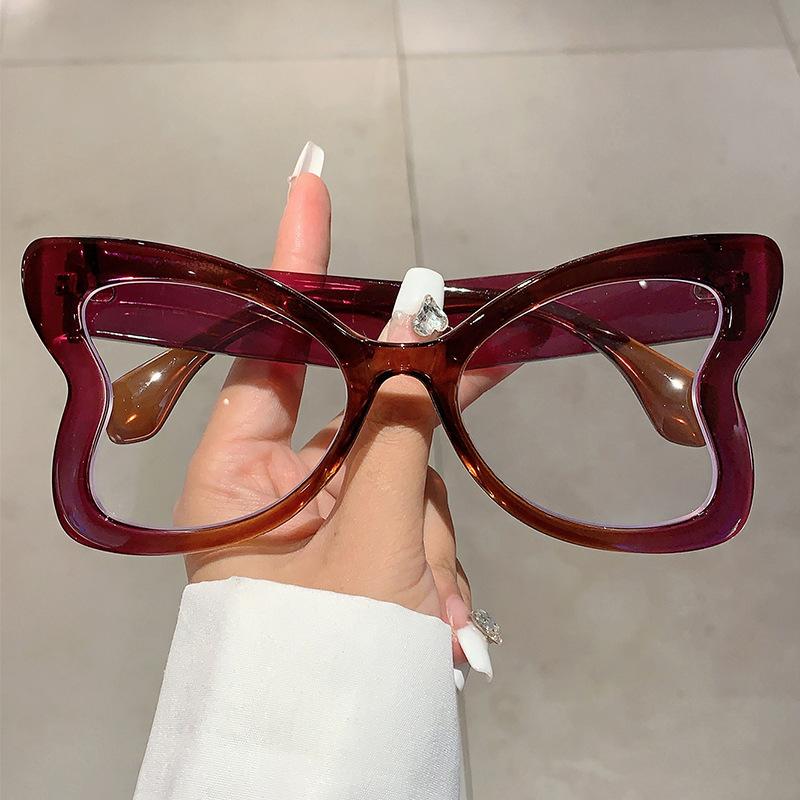Oversized Butterfly Sunglasses Women For Female Fashion Luxury Brand Designer Vintage Punk Popular Big Frame Sun Glasses UV400