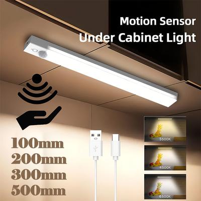 USB şarj edilebilir indüksiyon LED ışık, manyetik dolap ışığı, mutfak, gardırop, koridor, yatak odası, dolap aydınlatması için uygundur, hareket sensörlü
