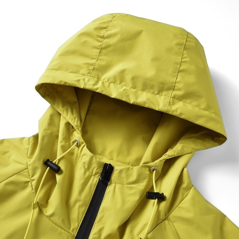 Mens Windproof Waterproof Hooded Jacket Hiking Camping Fishing Outdoor Sport