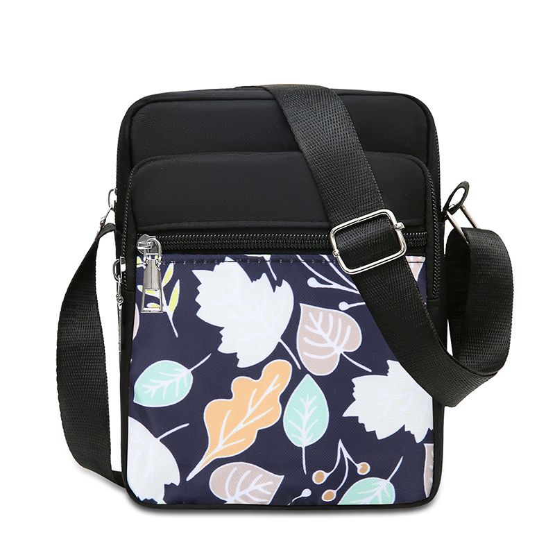 Women's Handbag Nylon Middle-aged and Elderly Single Shoulder Cloth Bag Crossbody Bag Doing Business Multi-layer Women's Bag