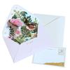 3D Flower Greeting Card Unique and Exquisite Design for Birthday Thank You Christmas New Year with Envelope Message Card
