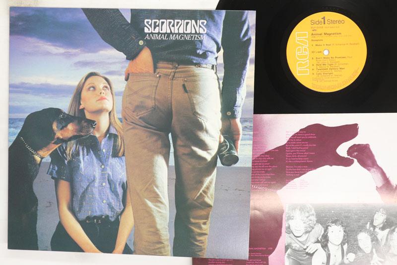 Виниловая пластинка SCORPIONS Animal Magnetism RVP6458 RCA 1980 Япония Рок Б/у