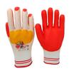 Genuine Cowherd NL118 Yellow Anti-Slip Work Gloves - Wear-Resistant, Double-Sided Soft Rubber