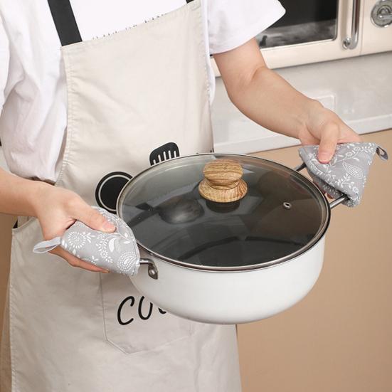 1Pc Triangle Pot Hat Non-Slip Stove Handle Mitt for Cast Iron Skillet Hanging Iron Pot Casserole Handle Protector Household Cooking Supplies