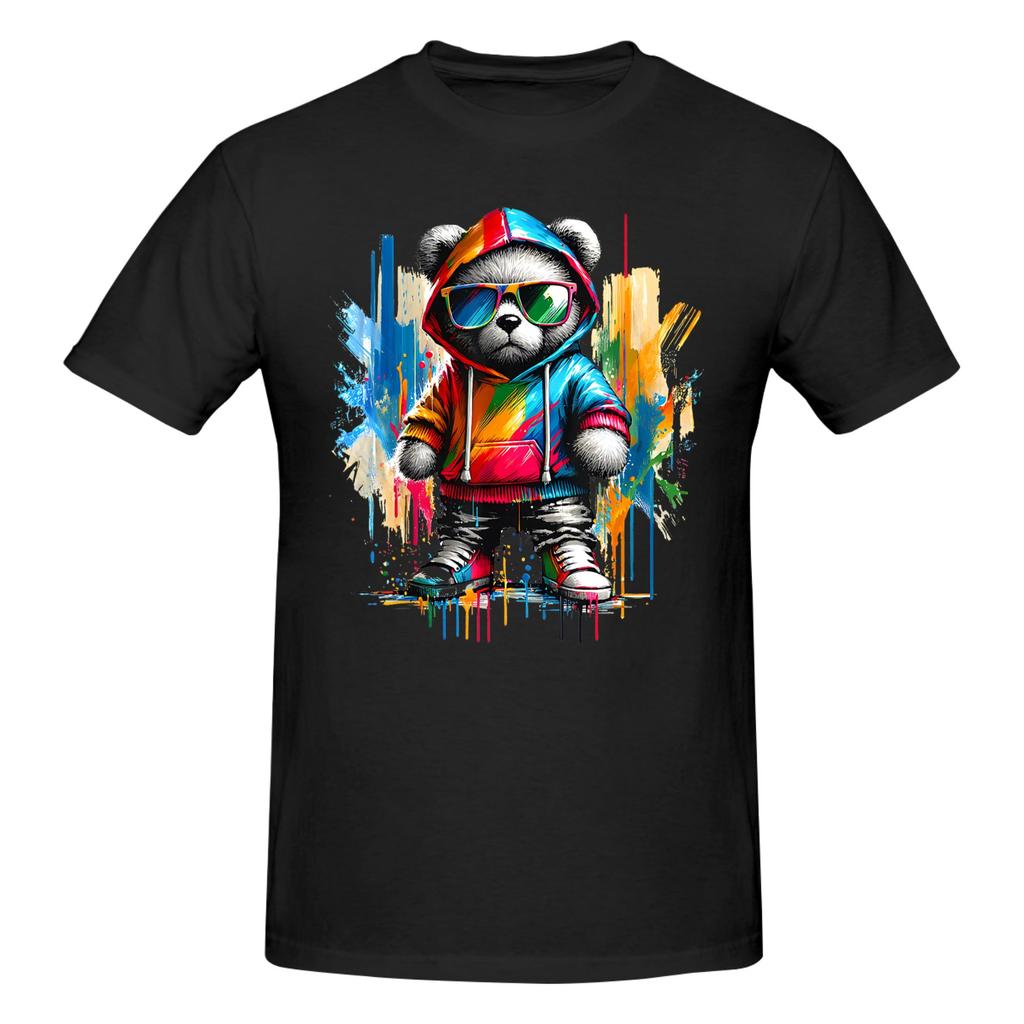 1 Piece Graphic Novelty 100 Cotton Tshirt Bearbrick Tees Tops For Unisex