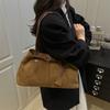 Herbst und Winter Retro große Kapazität Wildleder Tasche Damen 2025 Neu Lässig Pendler Schultertasche Tragbare Tote Bag