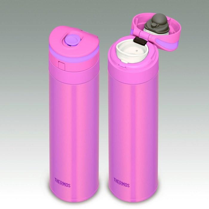 Thermos Tumbler Vacuum Insulated Mug [One-Touch Open Type] 0.45L Pink JNS-450 P 450 ml