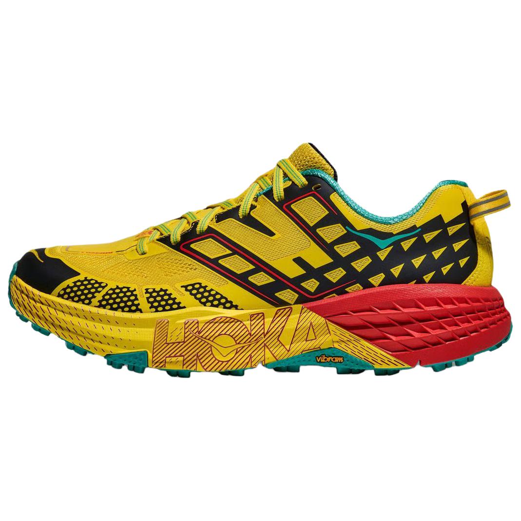 

HOKA Speedgoat 2 Кисло-лимонный Унисекс Кроссовки Желтый Черный 1162710-SRLM 37⅓