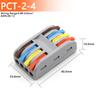 1~100pcs Quick Wire Connectors Universal Compact Splicing Wiring Cable Connection 0.08-4.0mm2 Push-in Conductor Terminal