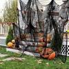 Halloween Creepy Gauze Cloth Decoration,  Black Scary Halloween Gauze Tapestry Decor, Spooky Decor for Home Wall Yard Haunted House Party Supplies