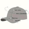 Funny Baseball Cap Men's Retro Washed Visor Hat for Outdoor Fashion