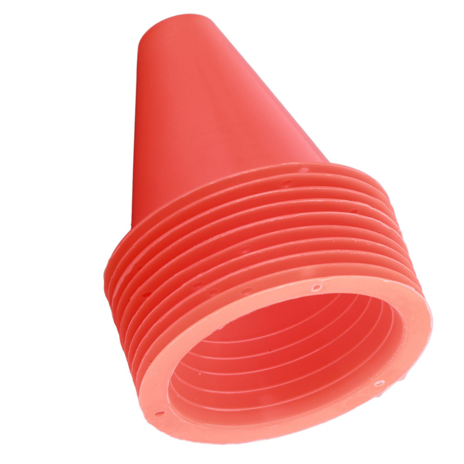 

10pcs Soccer Training Cone Football Barriers Plastic Marker Holder Accessory Orange оранжевый