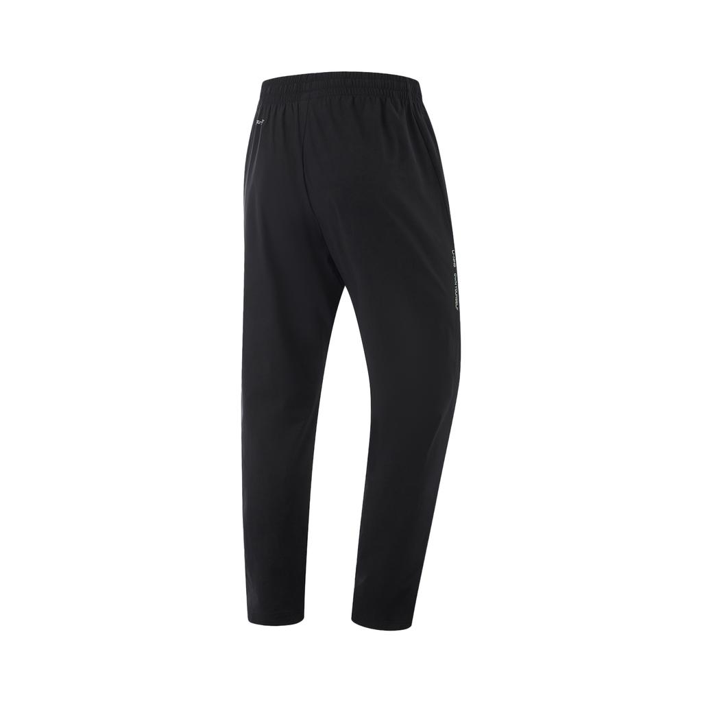 Li-Ning Comfortable Simple Versatile Casual Pants Men Bottoms Black AYKU707-1
